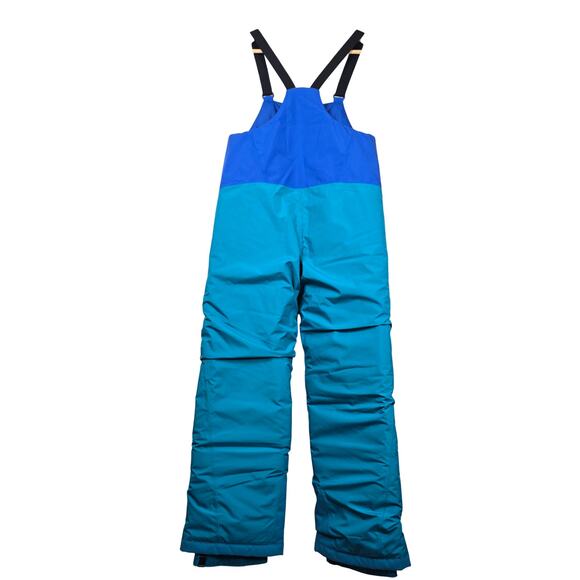 Patagonia Kids Powder Town Bibs Size L/12 Passage Blue Snowpants Ski Snowboard - Picture 5 of 5